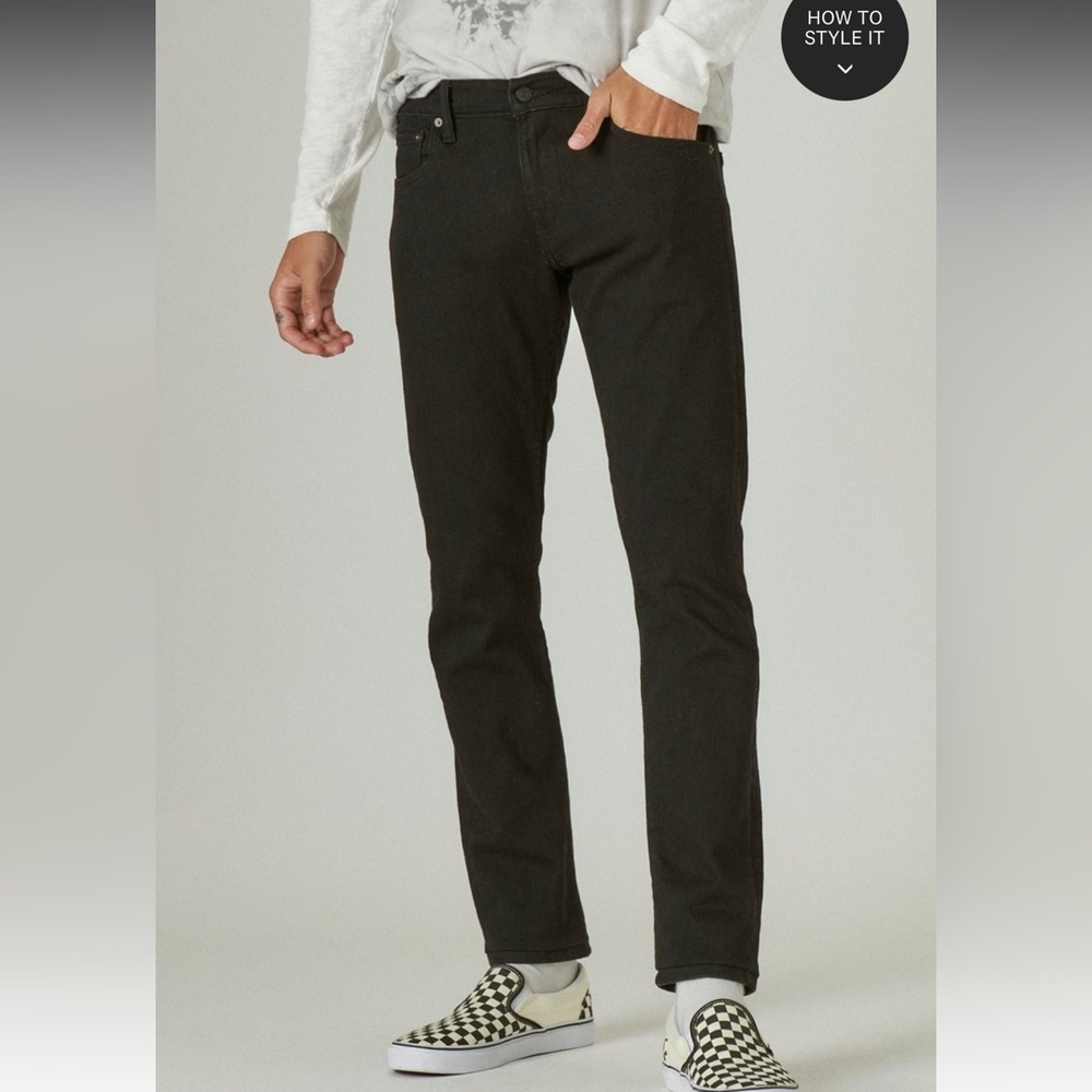 Lucky Brand Men's Black Denim Jean Pants